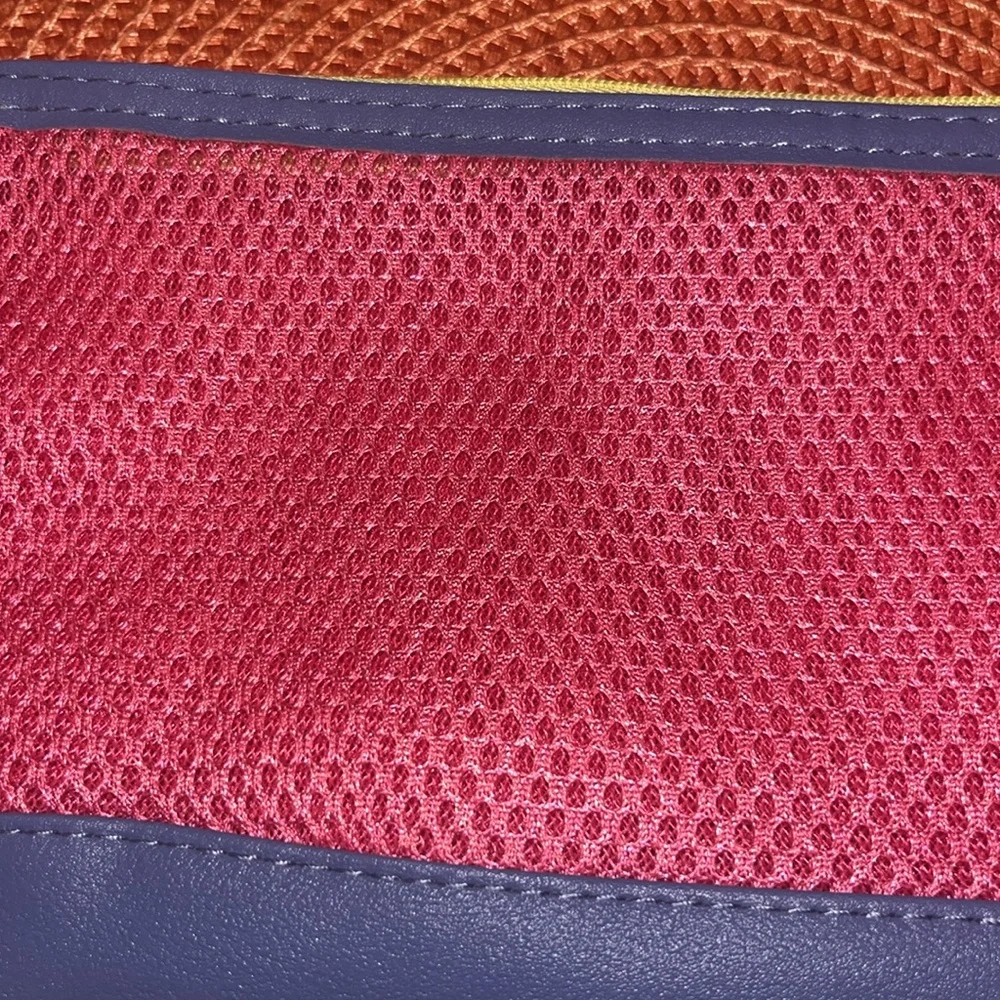 Ipsy Glam Makeup /Storage Clutch Bag, Pink, Purple, Yellow Love Bag NWOT